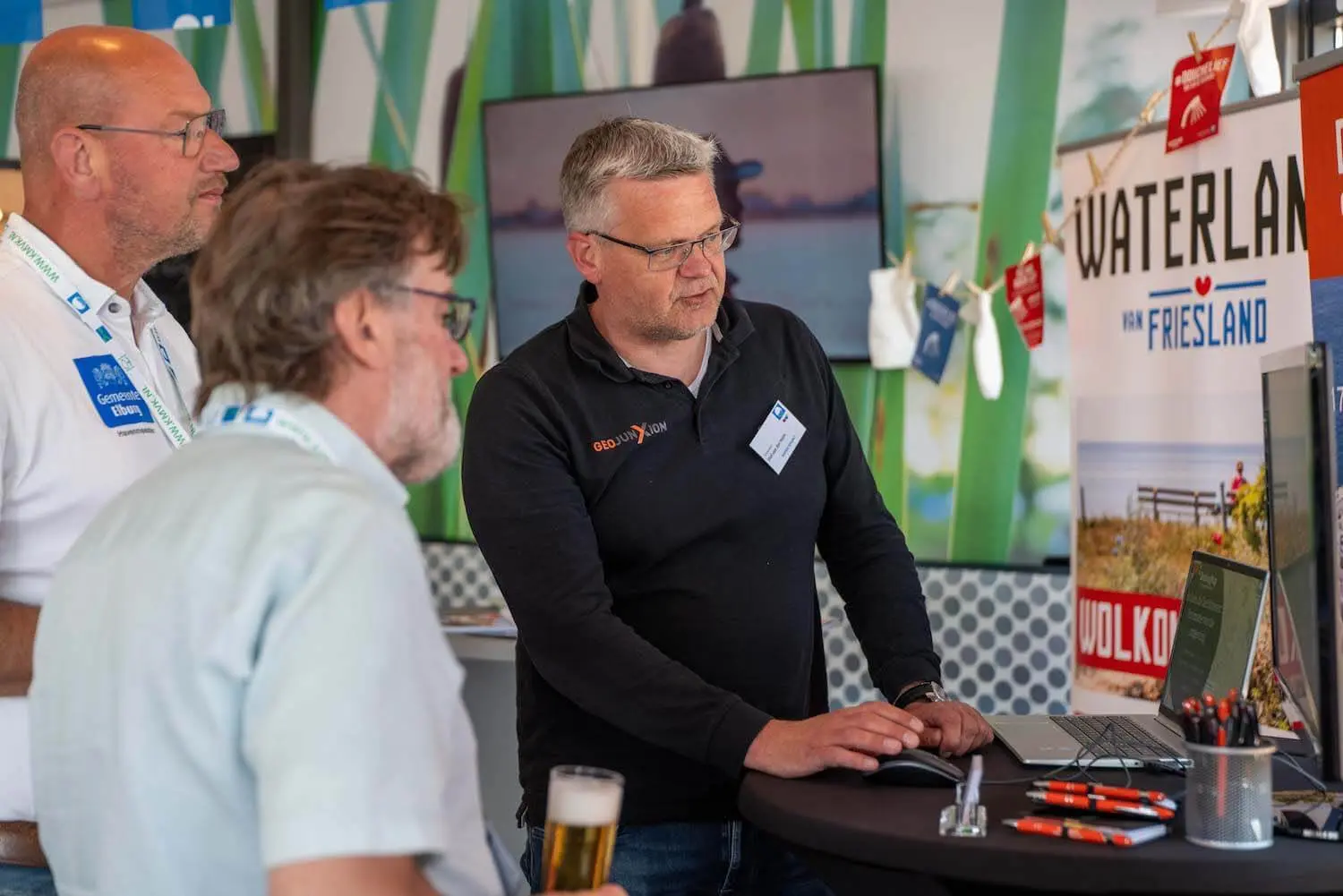 Blauwe Vlag in Woudsend