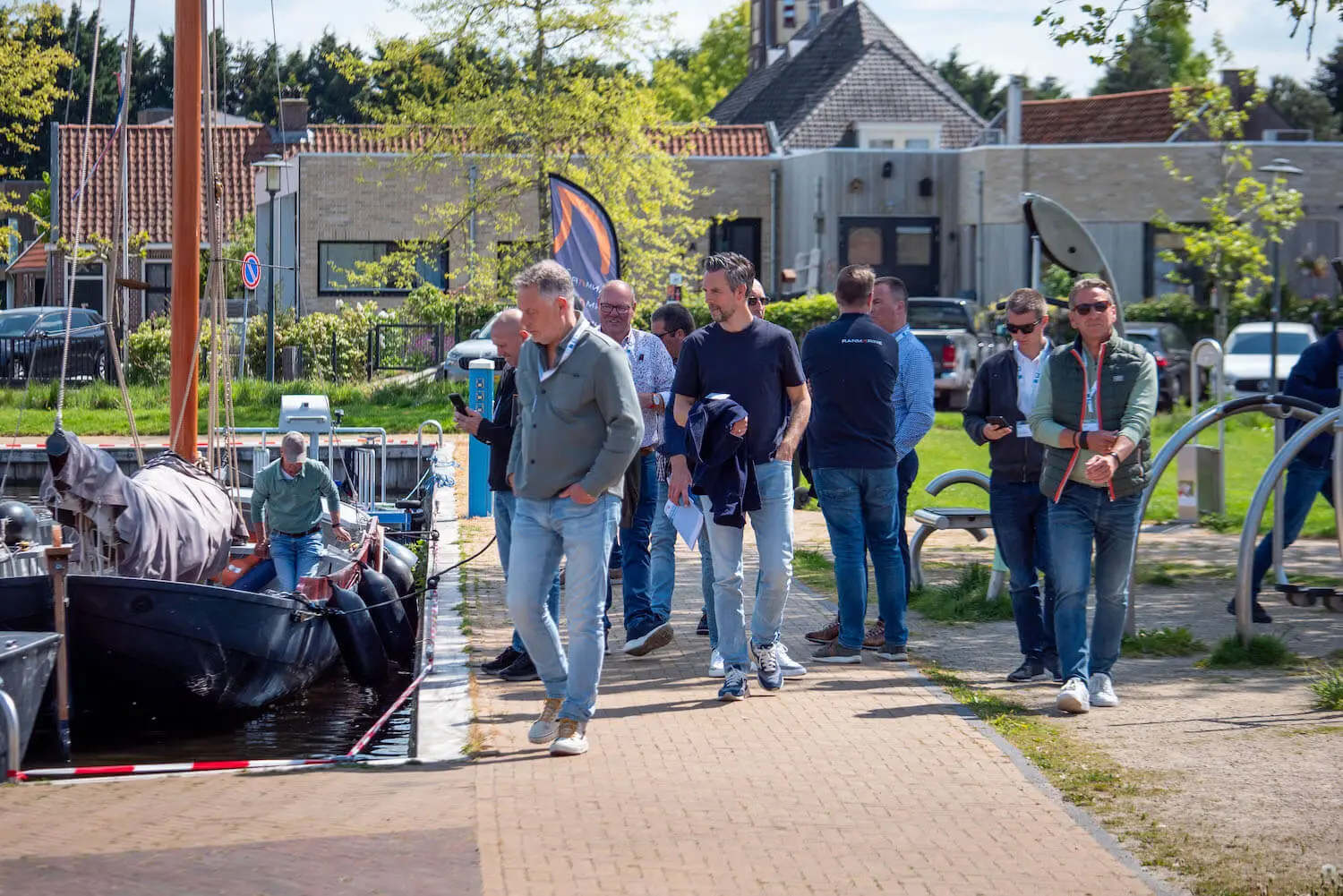 Genodigden Blauwe Vlag evenement