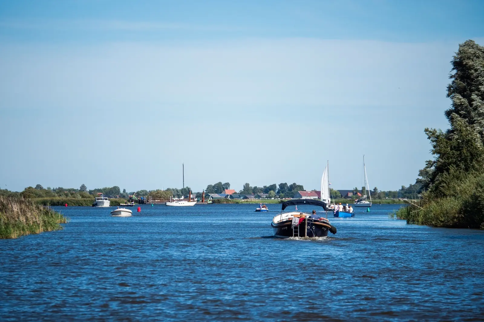 Varen richting de meren