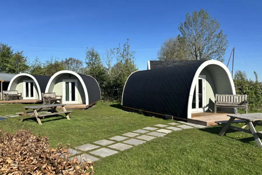 Lente bij alle kampeerpods