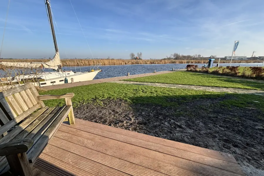 Uitzicht vanaf Kampeerpod 5