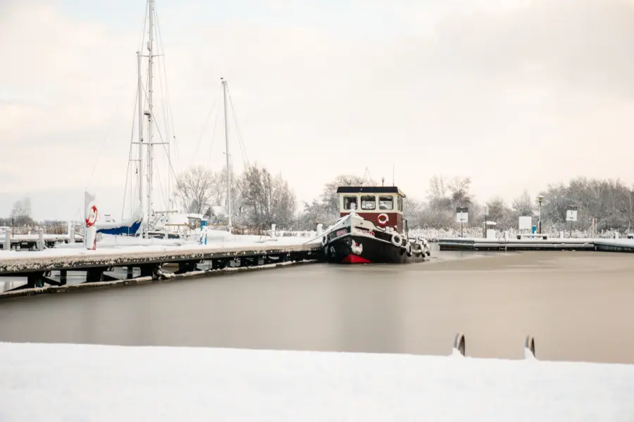 Boot in passantenkom