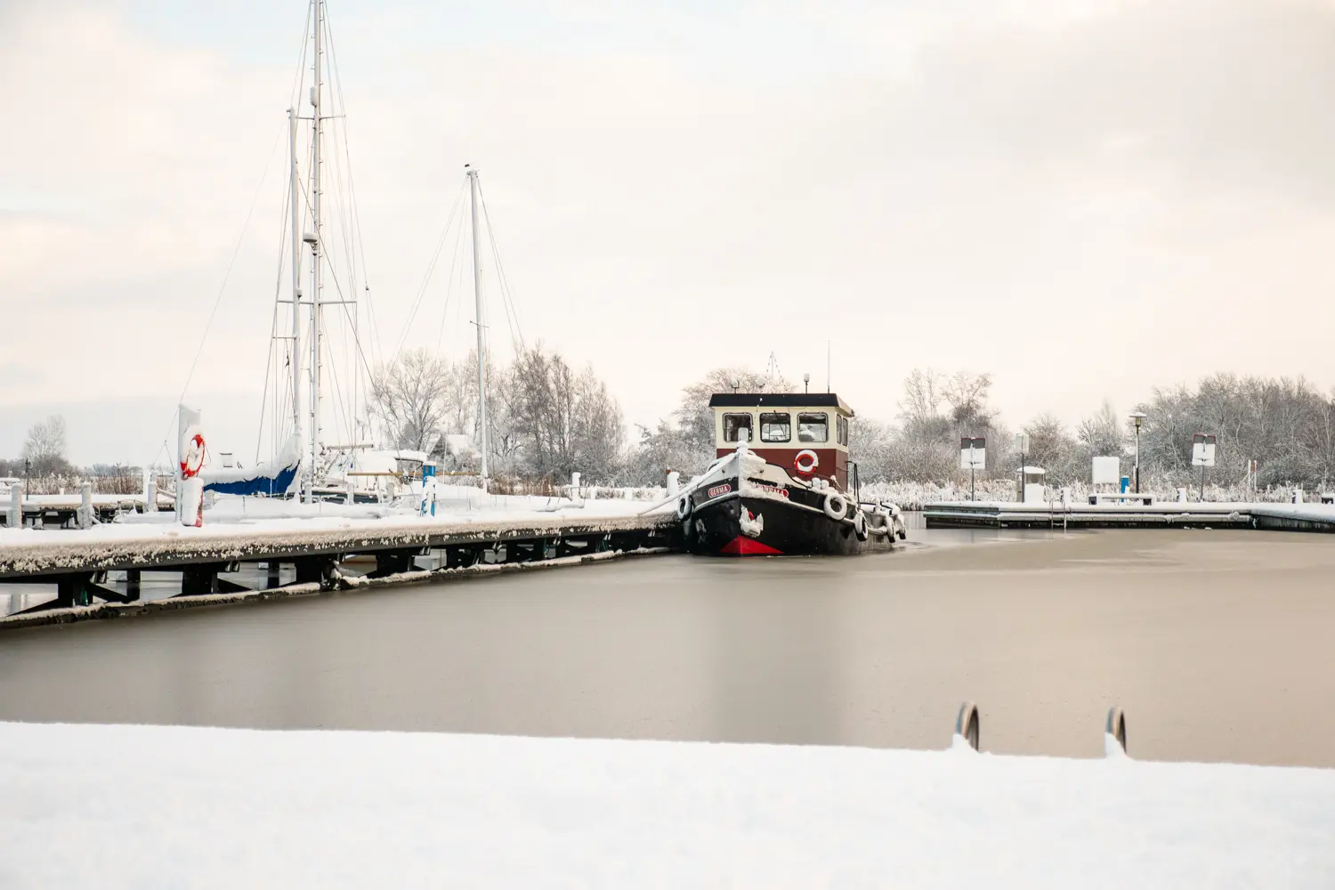 Boot in passantenkom