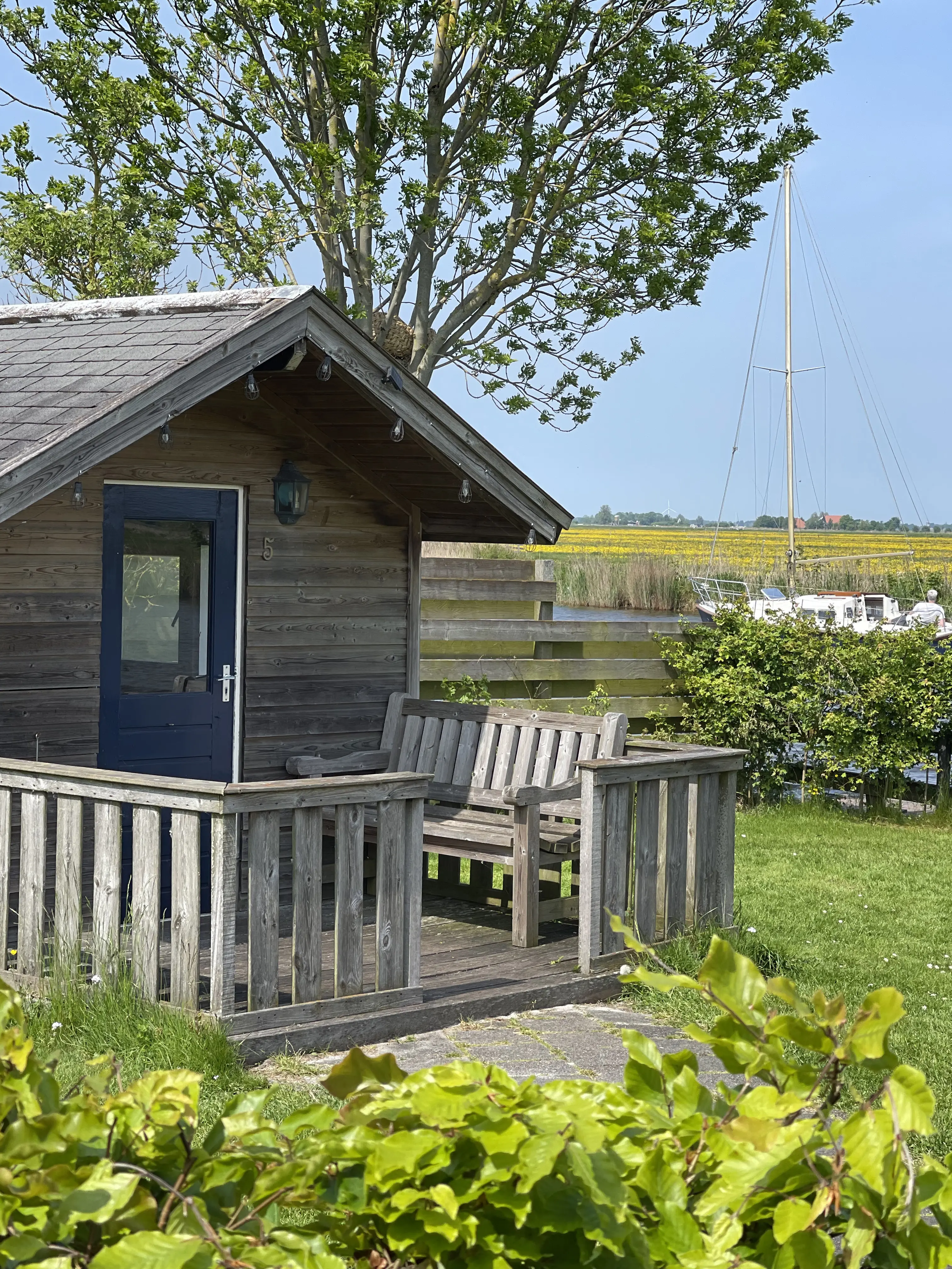 Trekkershut Aquacamping de Rakken Woudsend