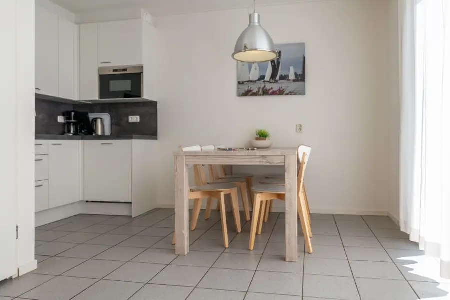 Vakantiehuis woonkamer keuken