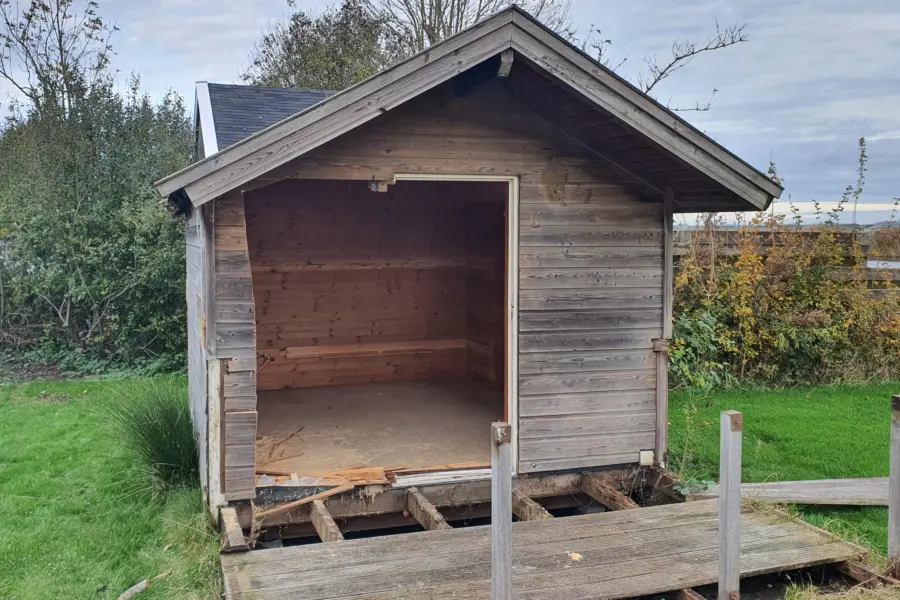 Trekkershut slopen 2