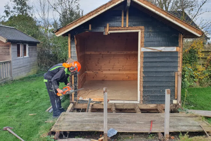 Trekkershut slopen 4