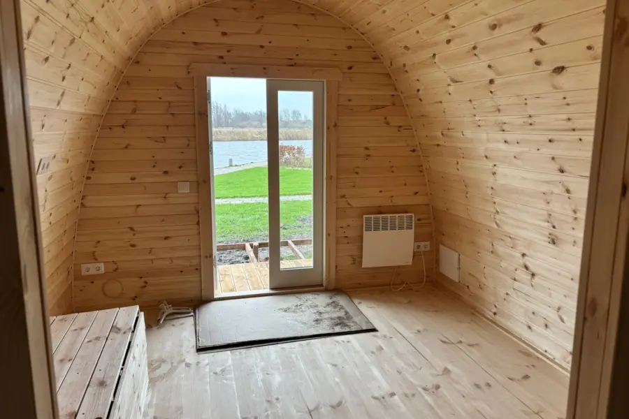 Leefruimte kampeerpods