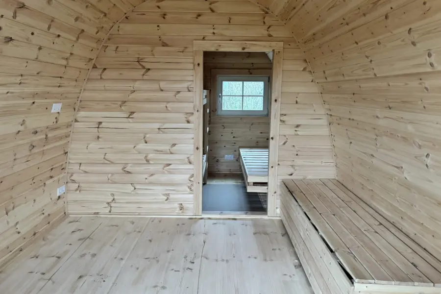 Woonruimte kampeerpods