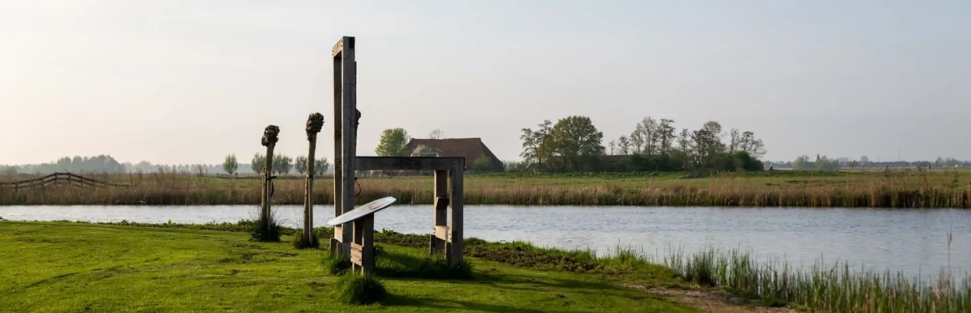 Winters uitzicht over de Gouden Boaiem